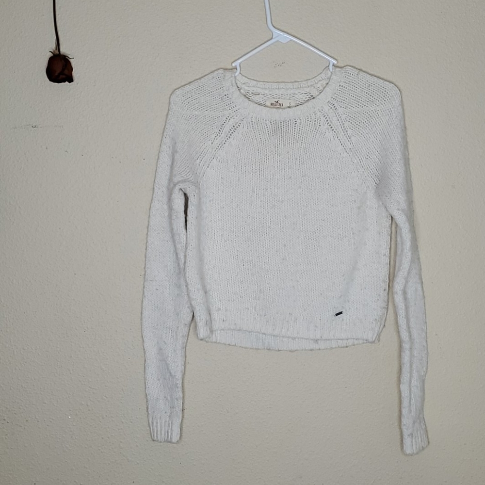 Woven Hollister sweater
